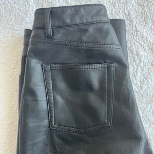 Aritzia Melina Pant - leather trendy pant!